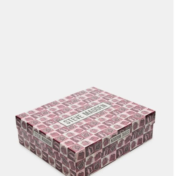 NIB STEVE MADDEN EVELYN BAG SCARF CHARM BOX GIFT SET BLACK $154 - Picture 8 of 8